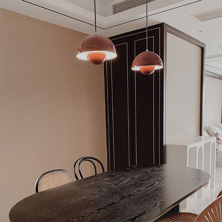 Pendellampa Modern Metallkupol Taklampa