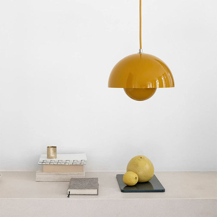 Pendellampa Modern Metallkupol Taklampa