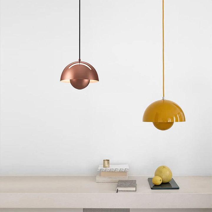 Pendellampa Modern Metallkupol Taklampa