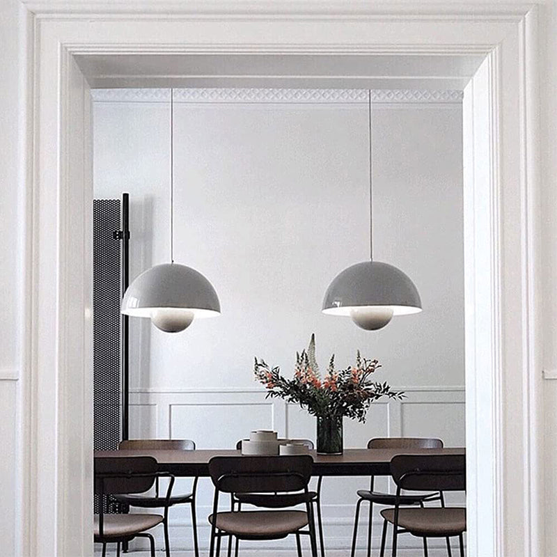 Pendellampa Modern Metallkupol Taklampa