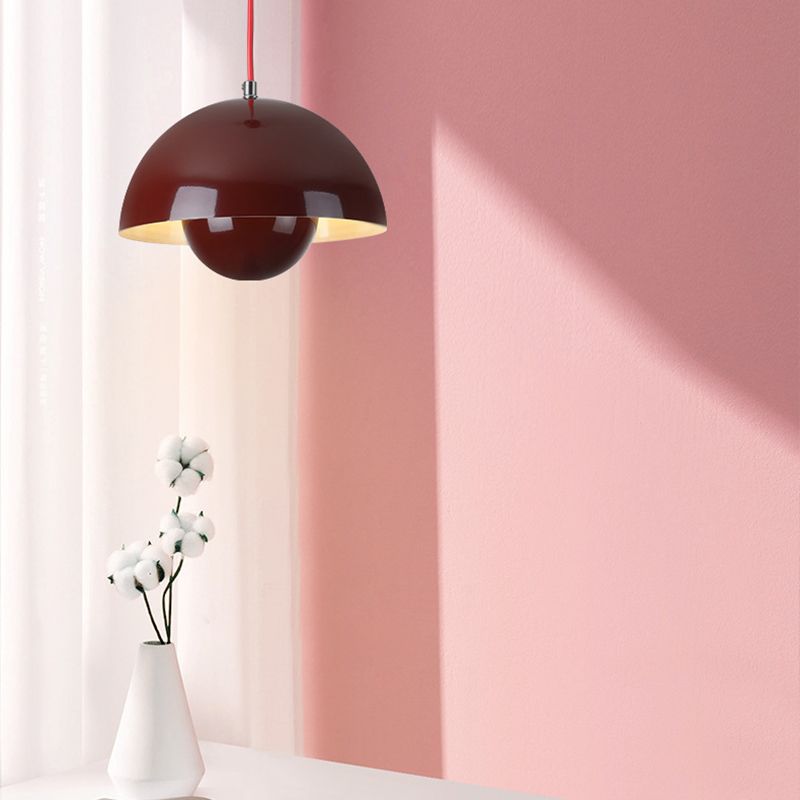 Pendellampa Modern Metallkupol Taklampa