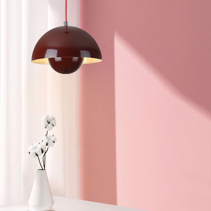 Pendellampa Modern Metallkupol Taklampa