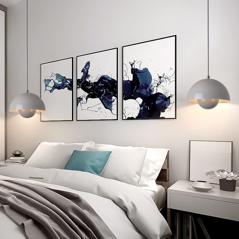 Pendellampa Modern Metallkupol Taklampa