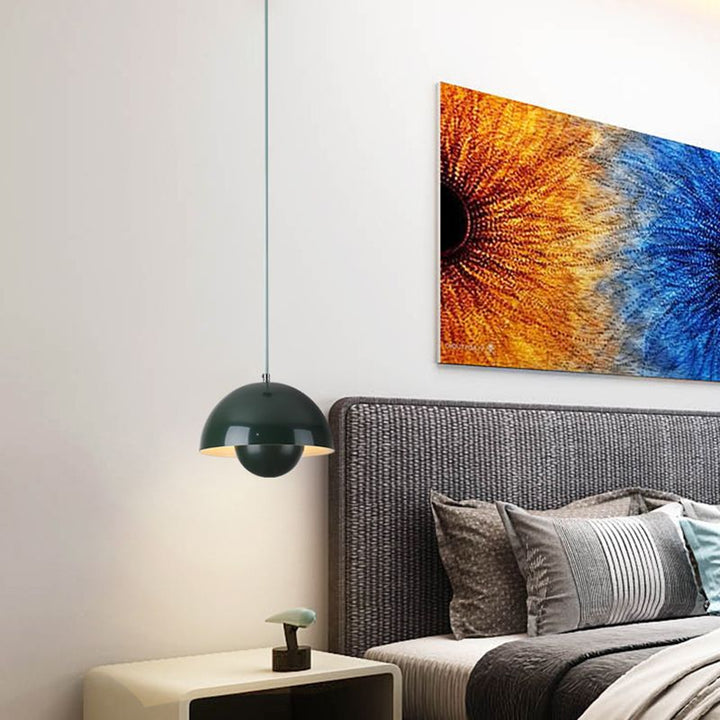 Pendellampa Modern Metallkupol Taklampa