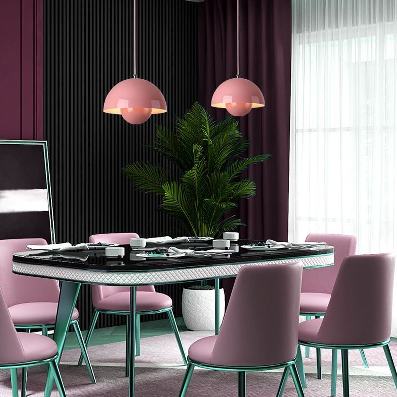 Pendellampa Modern Metallkupol Taklampa