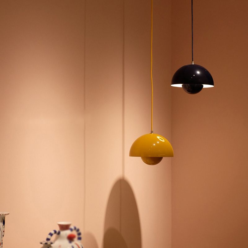 Pendellampa Modern Metallkupol Taklampa