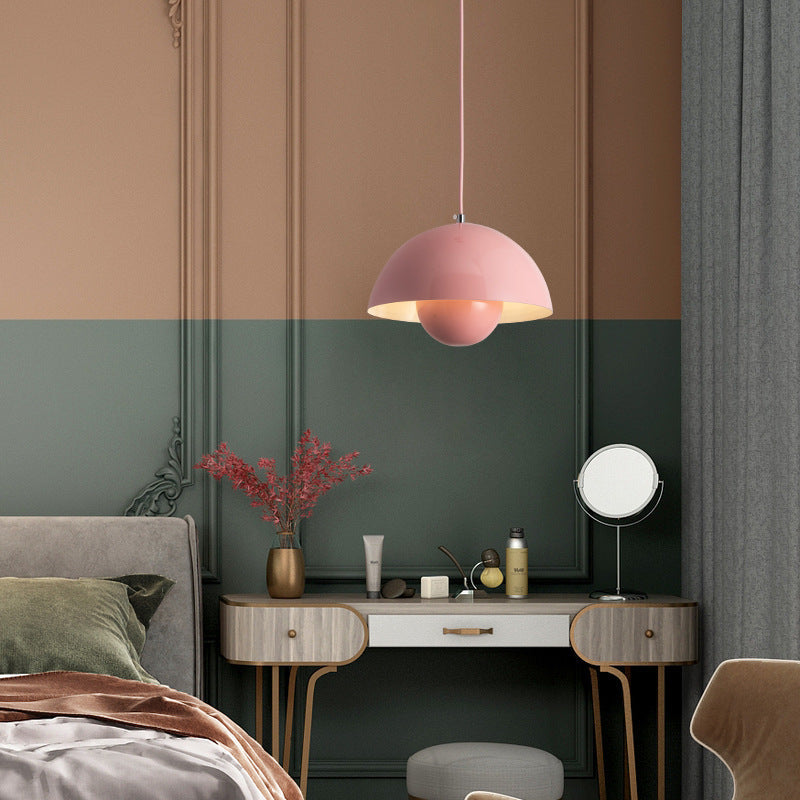 Pendellampa Modern Metallkupol Taklampa