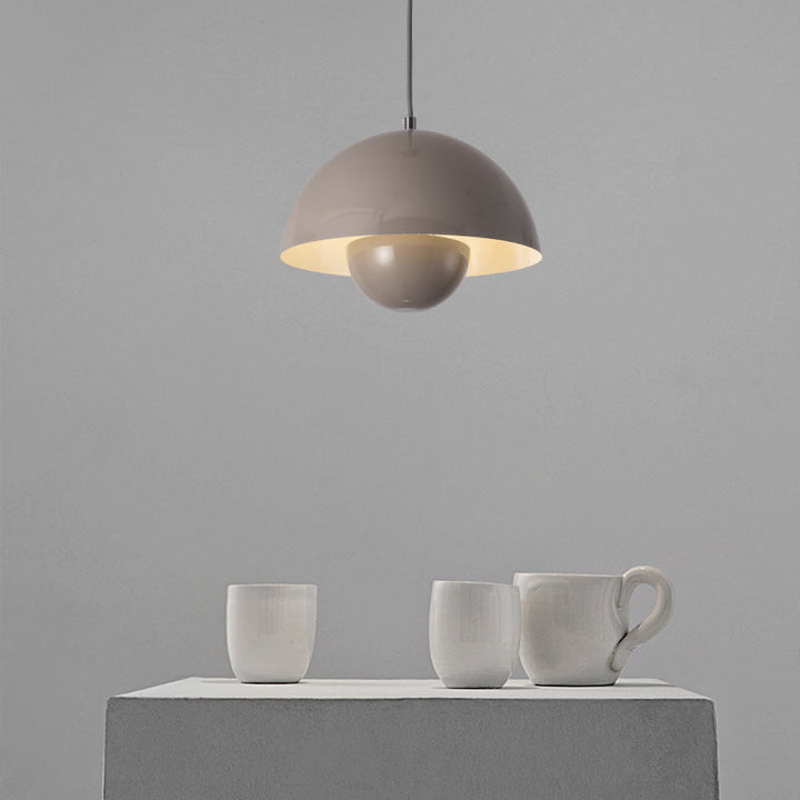 Pendellampa Modern Metallkupol Taklampa