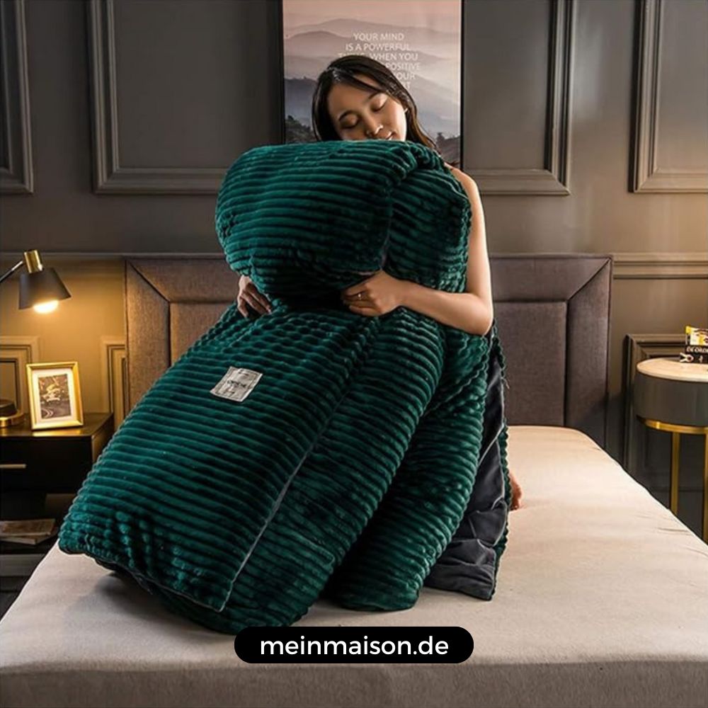 SweetDreams™ - Samt-Fleece-sängfilt | Ultimatisk komfort