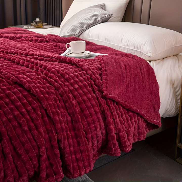 NordicSoft Pläd – Mysig &amp; Fluffig Korallfilt i Fleece