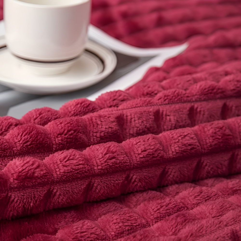 NordicSoft Pläd – Mysig &amp; Fluffig Korallfilt i Fleece