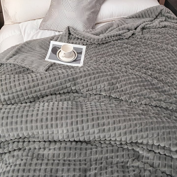 NordicSoft Pläd – Mysig &amp; Fluffig Korallfilt i Fleece