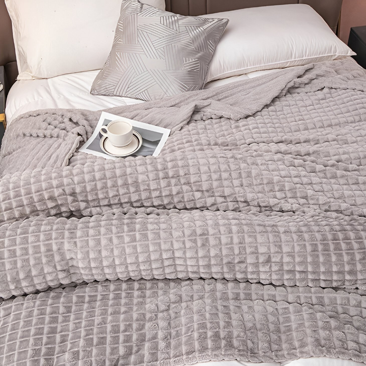NordicSoft Pläd – Mysig &amp; Fluffig Korallfilt i Fleece