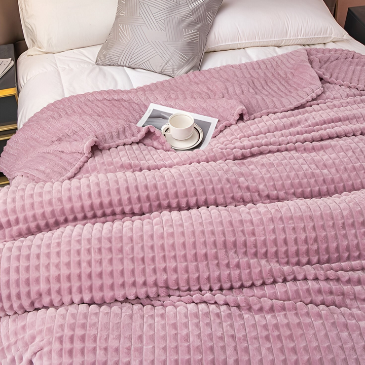 NordicSoft Pläd – Mysig &amp; Fluffig Korallfilt i Fleece