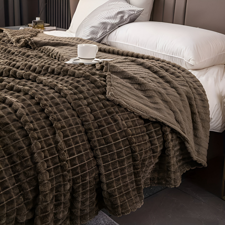 NordicSoft Pläd – Mysig &amp; Fluffig Korallfilt i Fleece