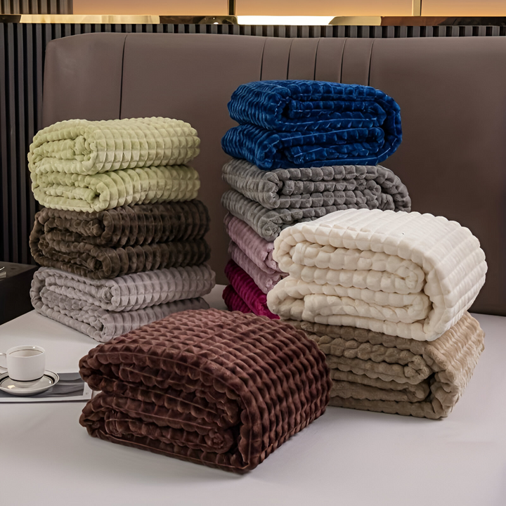 NordicSoft Pläd – Mysig &amp; Fluffig Korallfilt i Fleece