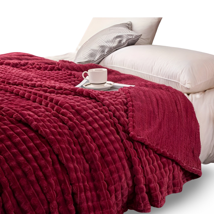 NordicSoft Pläd – Mysig &amp; Fluffig Korallfilt i Fleece