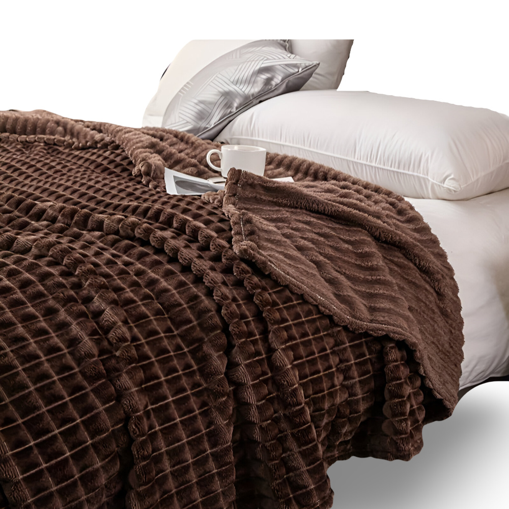NordicSoft Pläd – Mysig &amp; Fluffig Korallfilt i Fleece