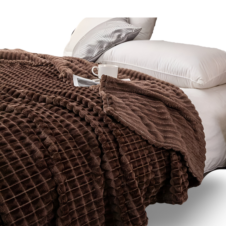 NordicSoft Pläd – Mysig &amp; Fluffig Korallfilt i Fleece