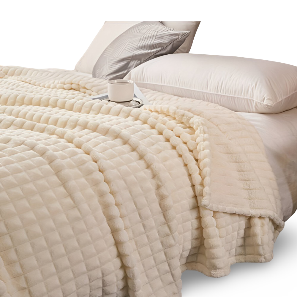 NordicSoft Pläd – Mysig &amp; Fluffig Korallfilt i Fleece
