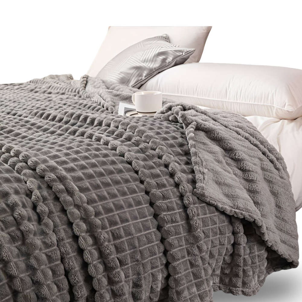 NordicSoft Pläd – Mysig &amp; Fluffig Korallfilt i Fleece