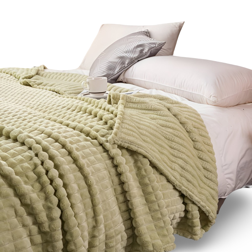 NordicSoft Pläd – Mysig &amp; Fluffig Korallfilt i Fleece