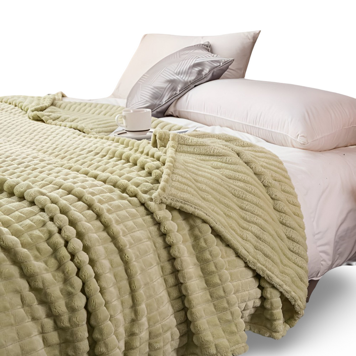 NordicSoft Pläd – Mysig &amp; Fluffig Korallfilt i Fleece