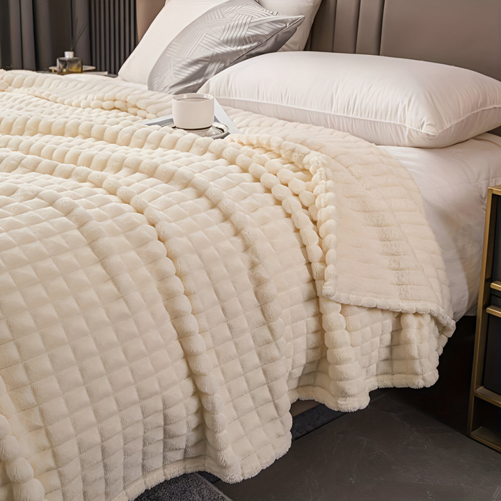 NordicSoft Pläd – Mysig &amp; Fluffig Korallfilt i Fleece