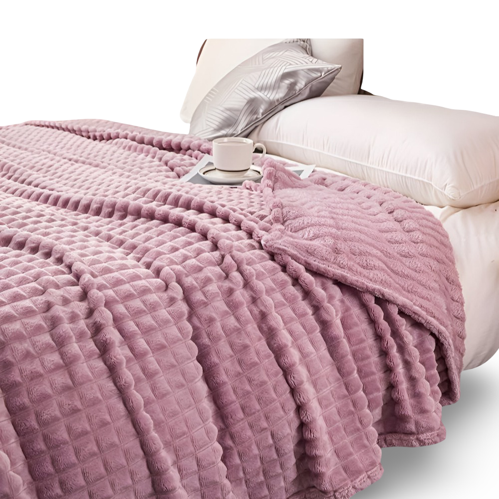NordicSoft Pläd – Mysig &amp; Fluffig Korallfilt i Fleece