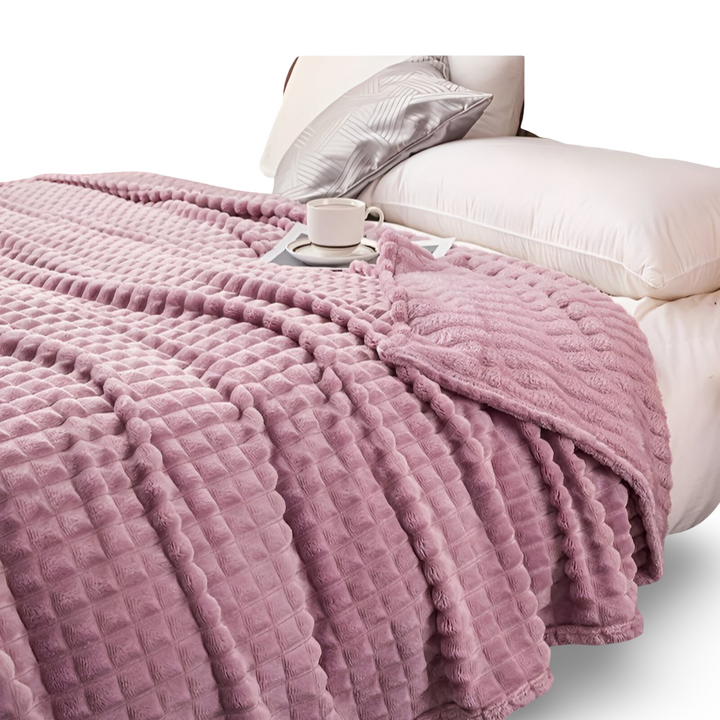 NordicSoft Pläd – Mysig &amp; Fluffig Korallfilt i Fleece