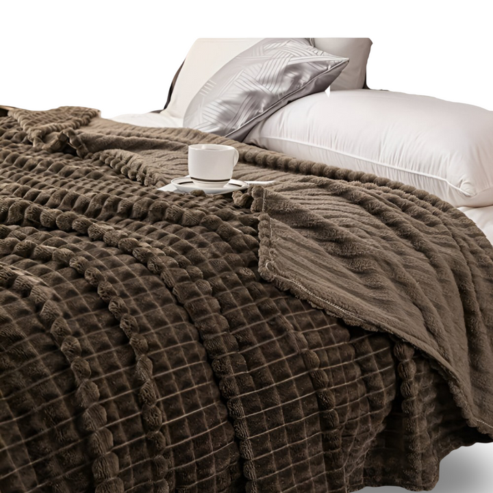 NordicSoft Pläd – Mysig &amp; Fluffig Korallfilt i Fleece