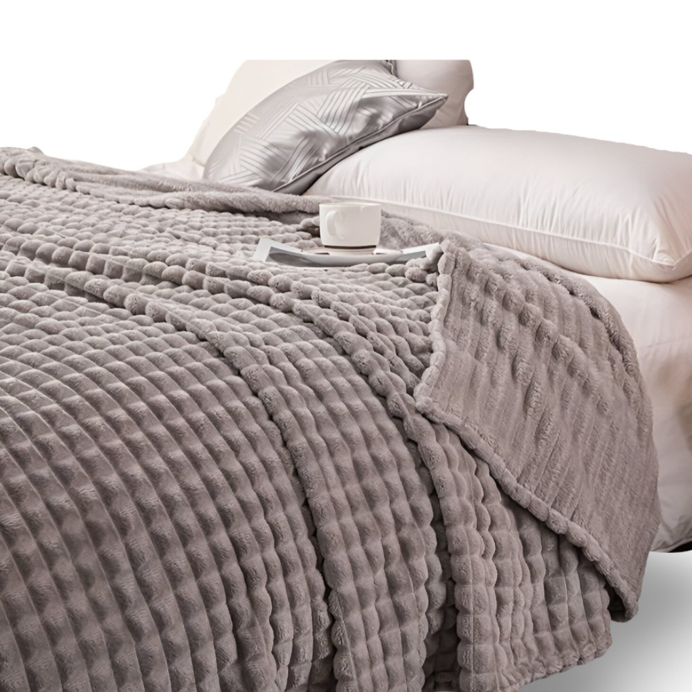 NordicSoft Pläd – Mysig &amp; Fluffig Korallfilt i Fleece