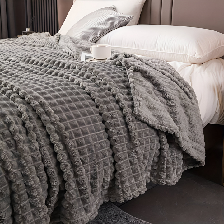 NordicSoft Pläd – Mysig &amp; Fluffig Korallfilt i Fleece
