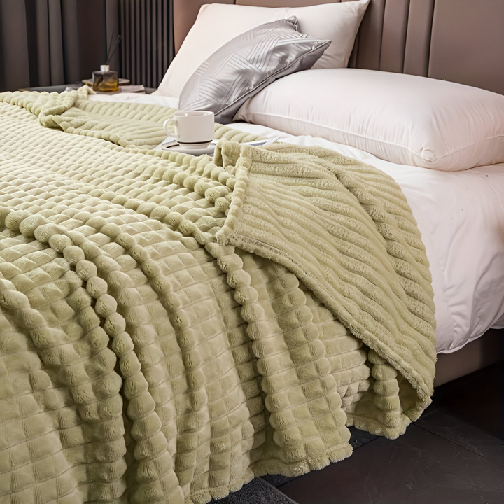 NordicSoft Pläd – Mysig &amp; Fluffig Korallfilt i Fleece