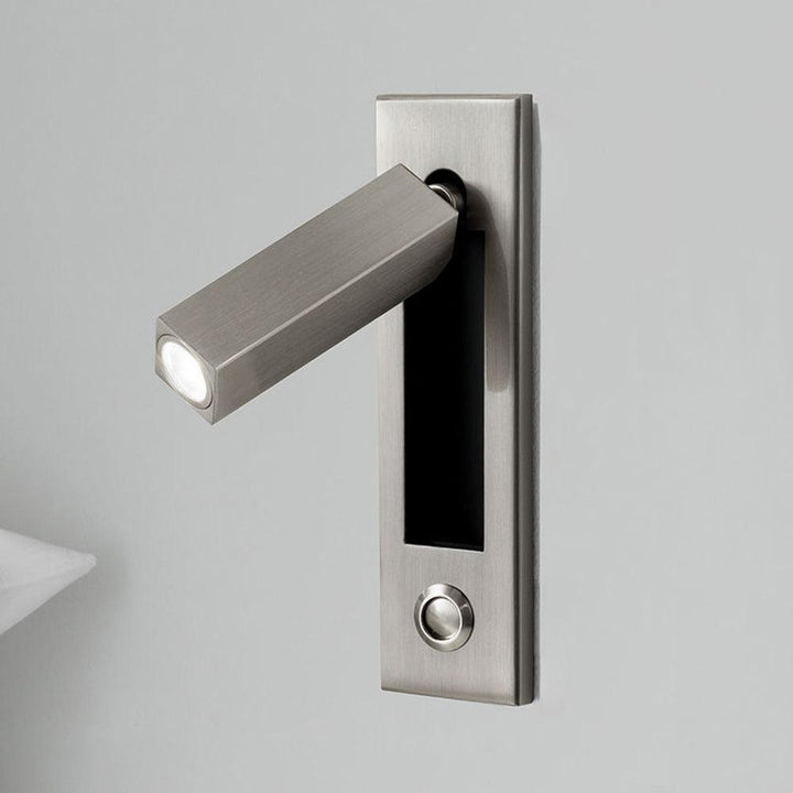 Modern inbyggd sänglampa med LED-ljus