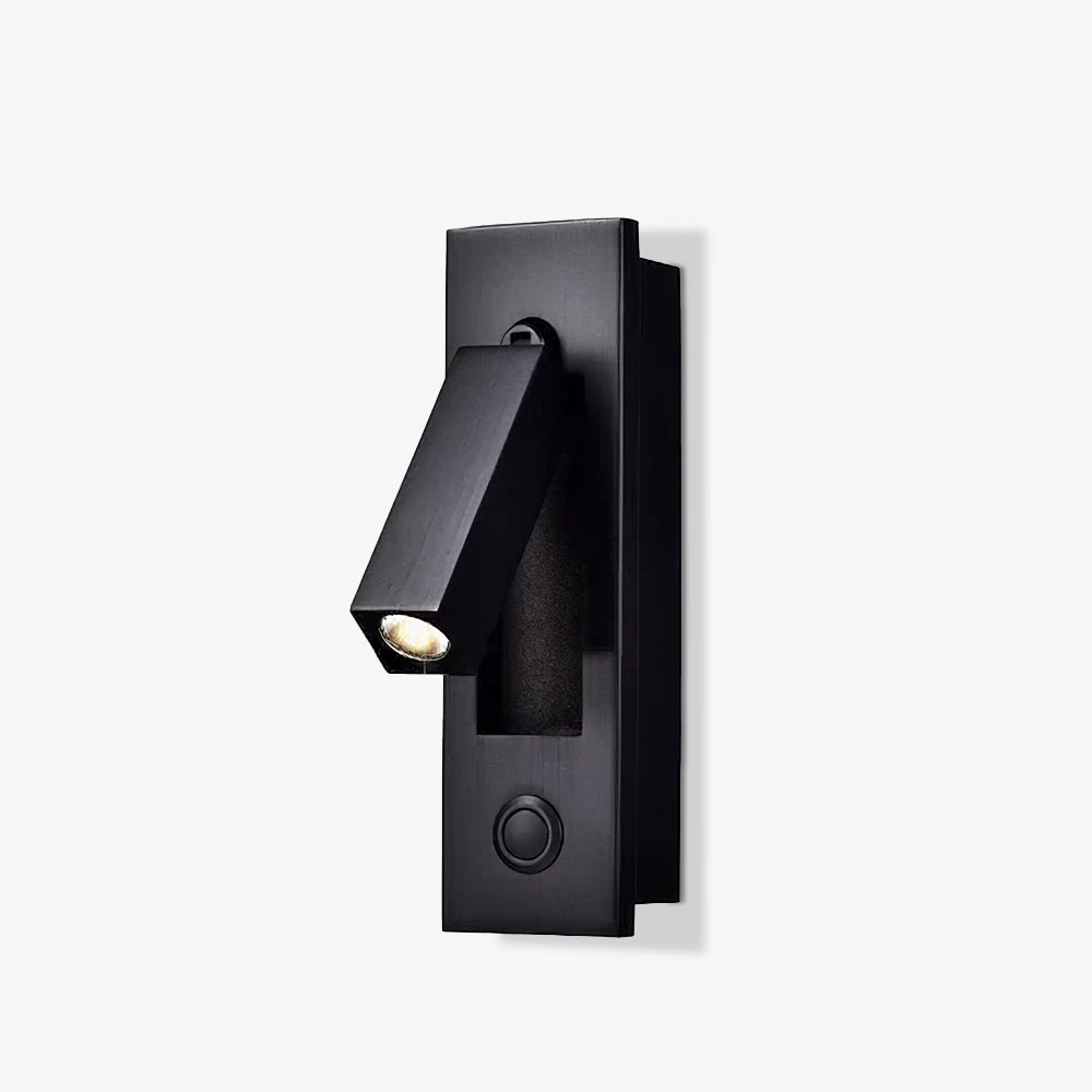 Modern inbyggd sänglampa med LED-ljus