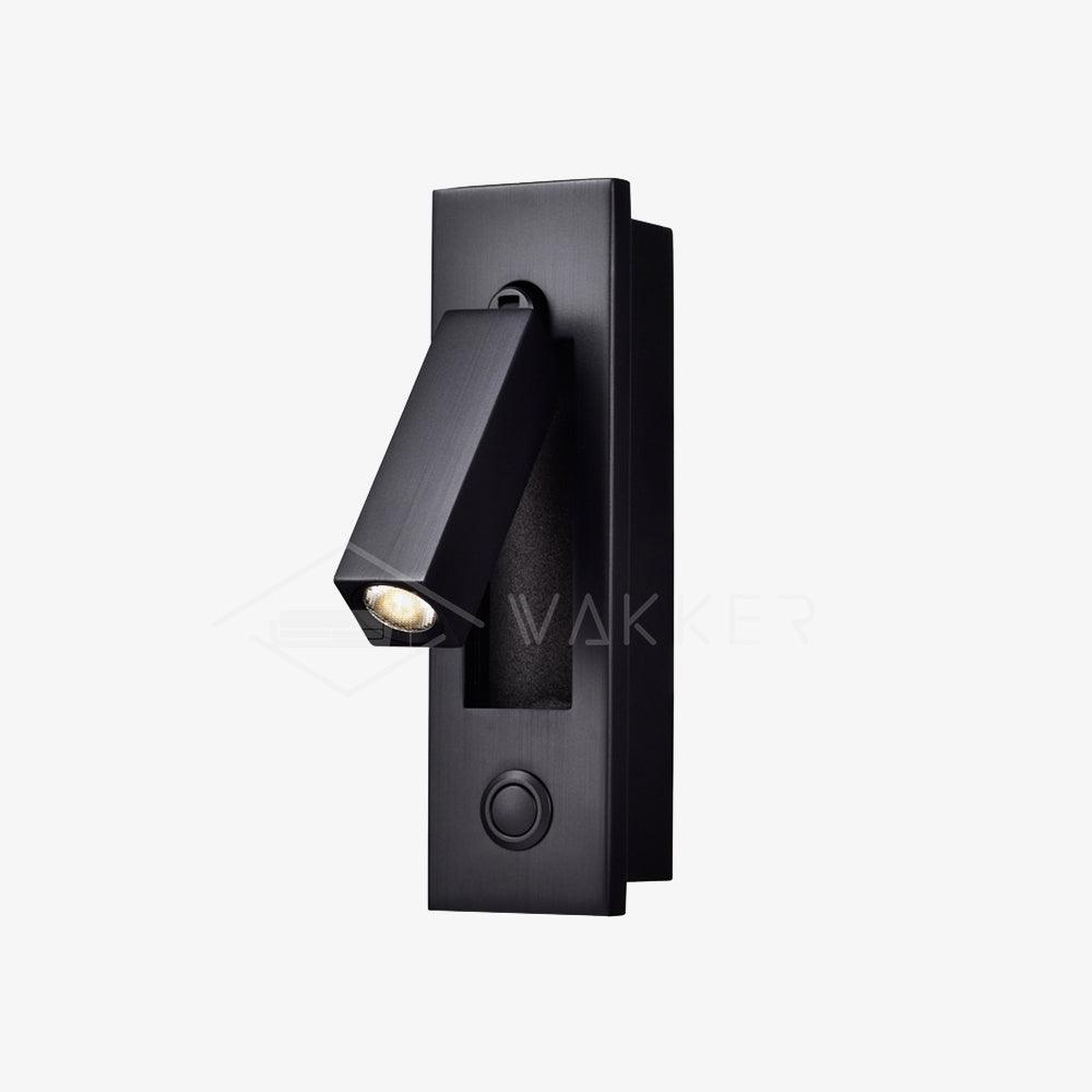 Modern inbyggd sänglampa med LED-ljus