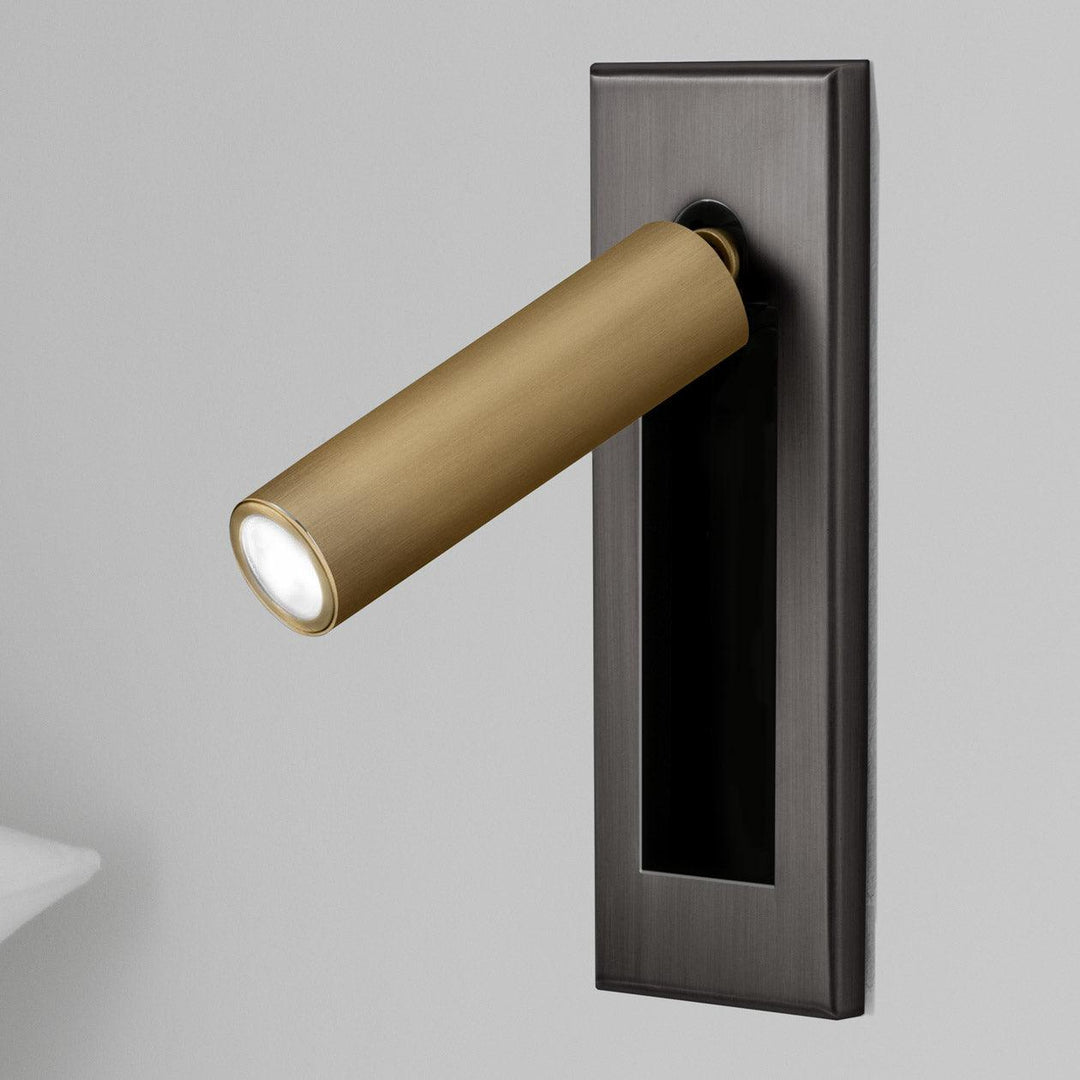 Modern inbyggd sänglampa med LED-ljus