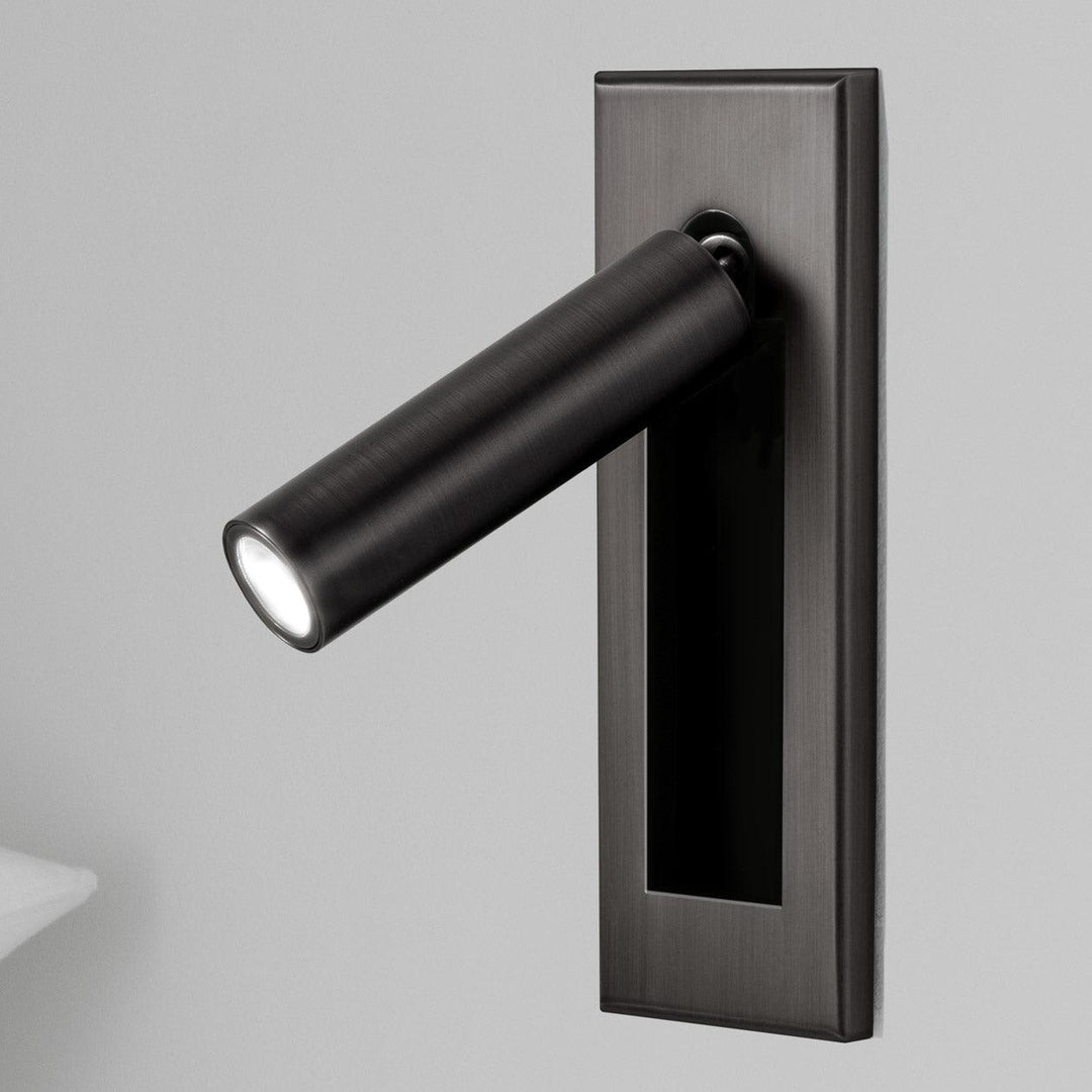 Modern inbyggd sänglampa med LED-ljus