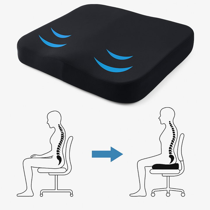 Ergonomisk Sittkudde – Avlastning för Svanskota &amp; Ryggsmärta