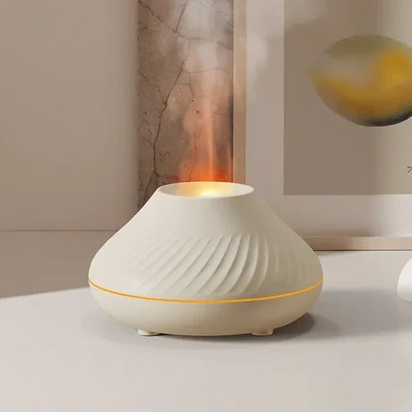 Flame Effekt Aromadiffuser med Luftrenare