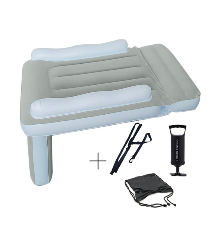 Carvallo Flygplanssäng SkyNap Junior | För barn upp till 5 år | 90×45 cm | Med handpump | Bekväm &amp; Bärbar