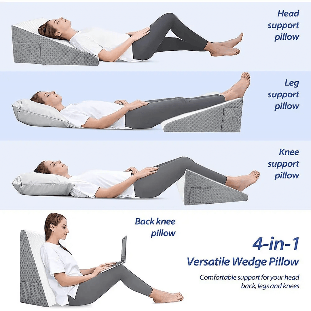 Carvallo – Ergonomiskt kilkudde för hälsosam sömn!