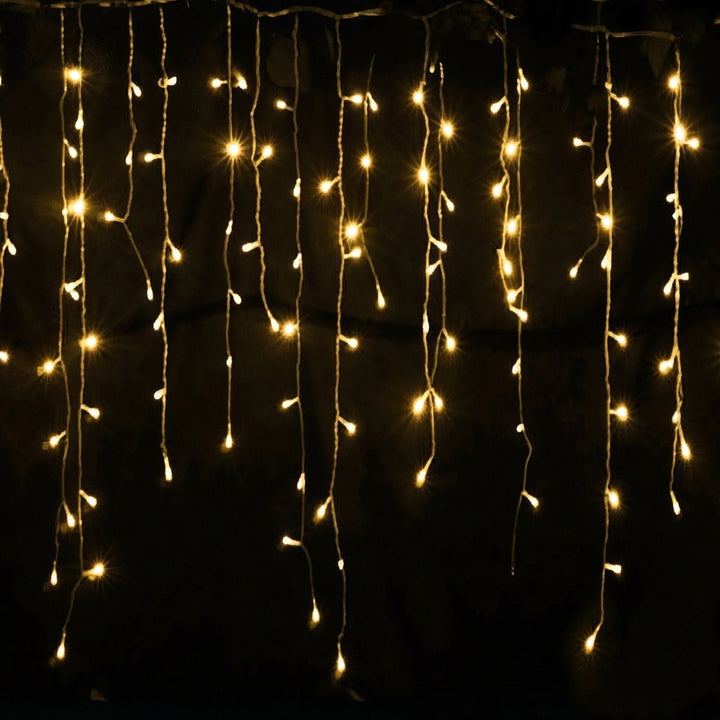 GlowCurtain | Blinkande LED-Ljusgardin för Utomhusdekoration