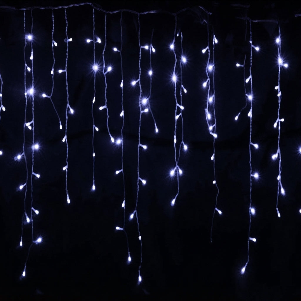 GlowCurtain | Blinkande LED-Ljusgardin för Utomhusdekoration