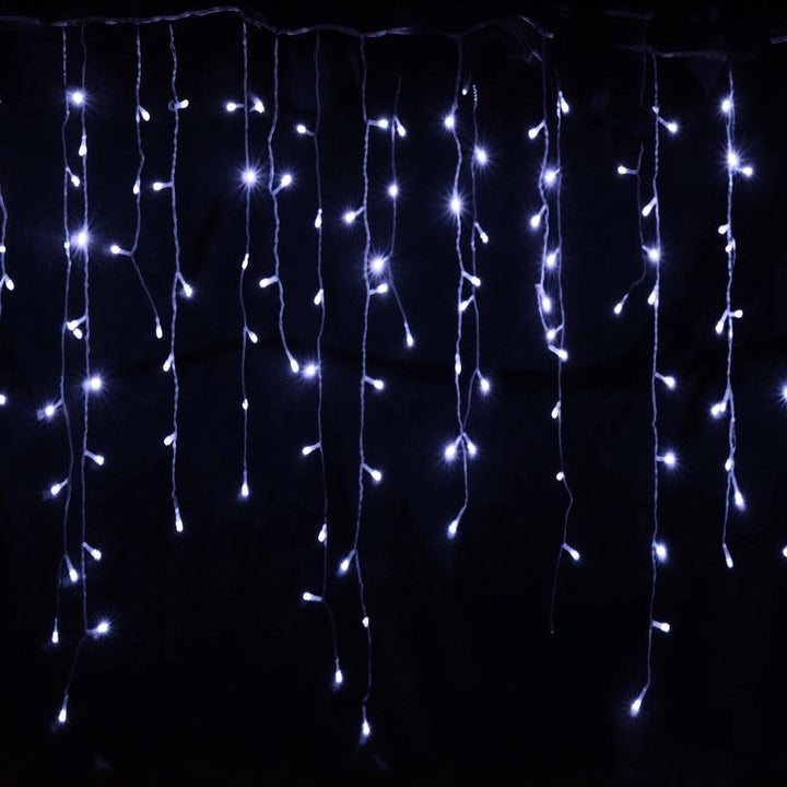 GlowCurtain | Blinkande LED-Ljusgardin för Utomhusdekoration