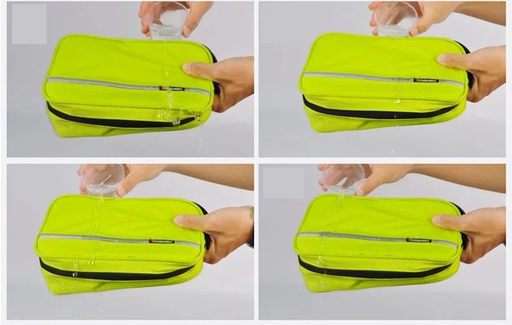 Carvallo MaxPack Stor Vattentät Necessär för Män &amp; Kvinnor | Resa-Kosmetiktasche | Robust Design &amp; Mycket Förvaring
