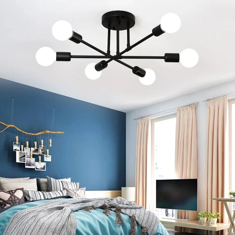 Modern satellitinspirerad taklampa