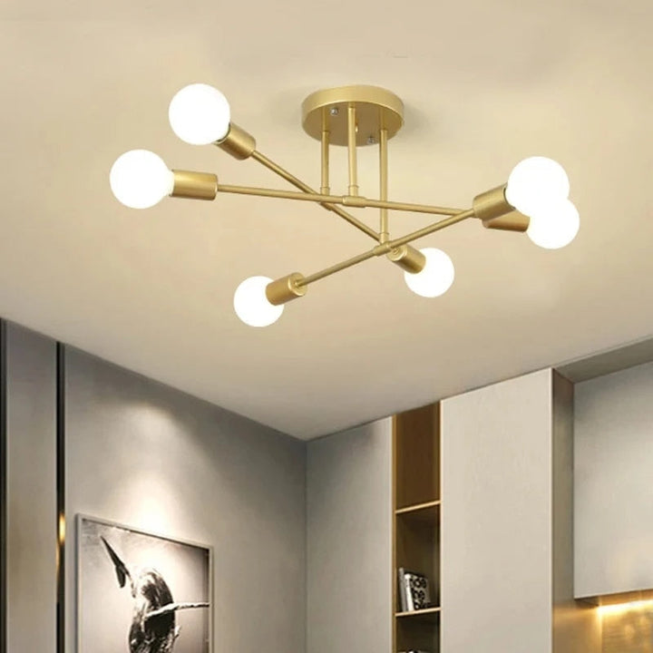 Modern satellitinspirerad taklampa