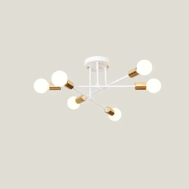 Modern satellitinspirerad taklampa